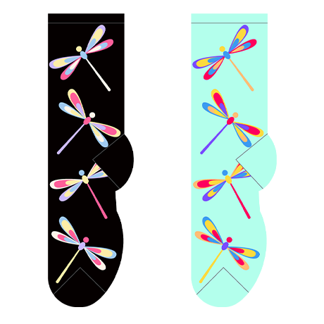 Dragonfly Women's Socks 2 Pair