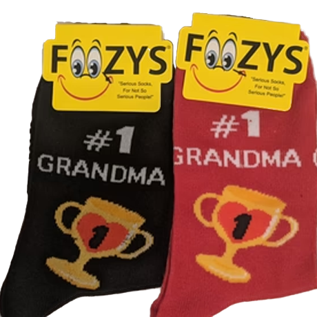 #1 Grandma Women's Socks 2 Pair