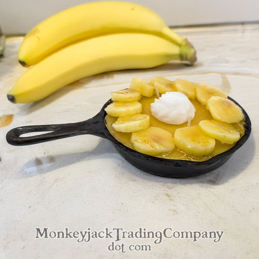 Banana Dessert Skillet Candle