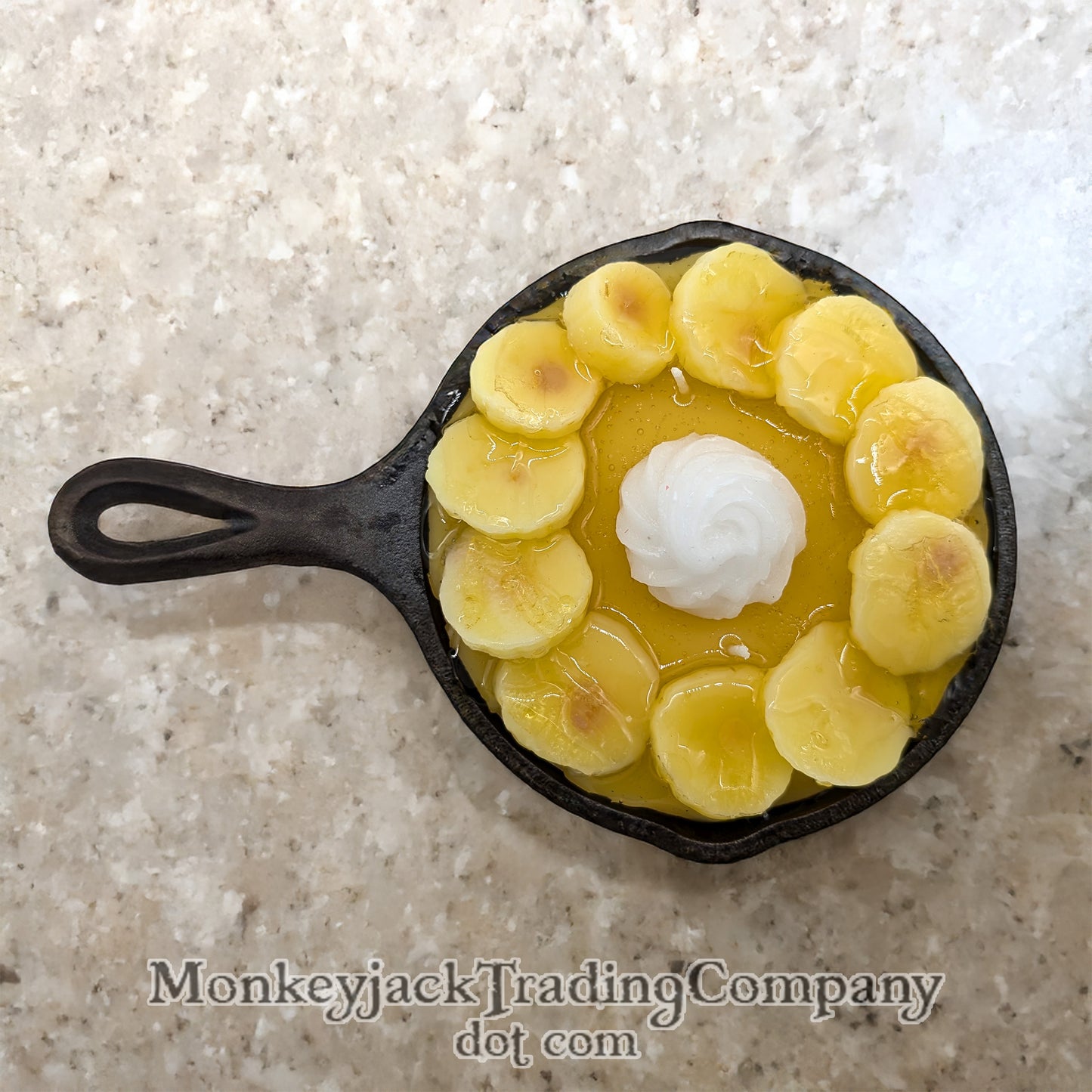 Banana Dessert Skillet Candle