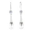 Crystal Tear Drop Earrings