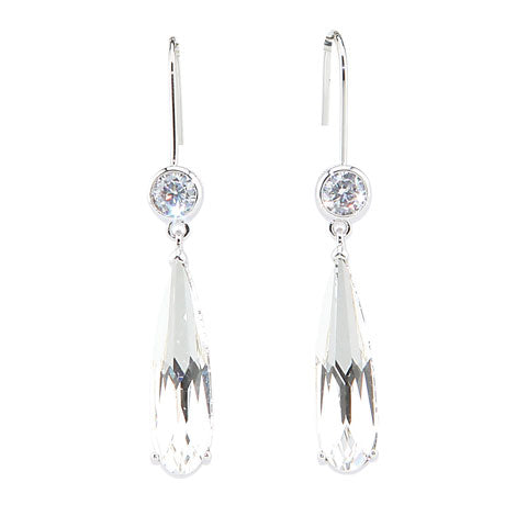 Crystal Tear Drop Earrings