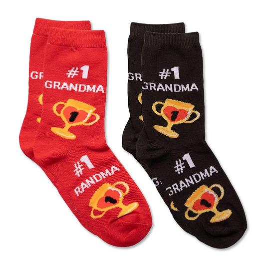 Women's Socks- #1 Grandma 2 Pair