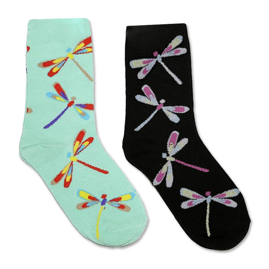 Women's Socks- Dragonfly 2 Pair