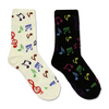 Women's Socks- Music Notes 2 Pair
