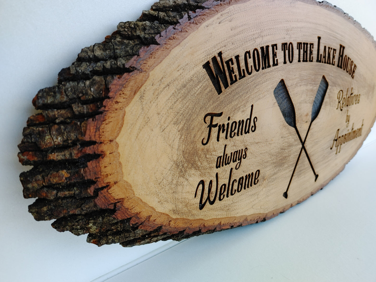 Welcome to the Lake House Wood Sign
