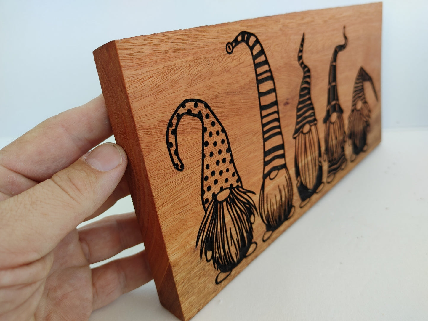 Gnomes Wood Sign
