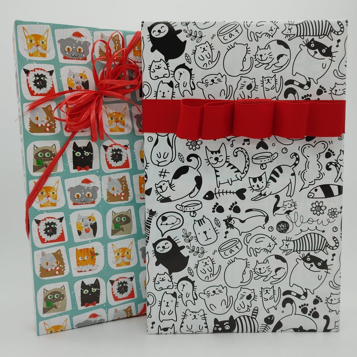 Cats and Kittens Wrapping Paper Reversible with a Holiday and All Occasion Designs