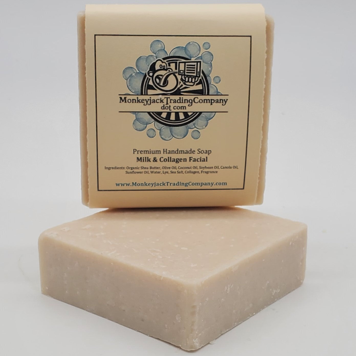 Milk & Collagen Facial Soap Bar - 2 pack