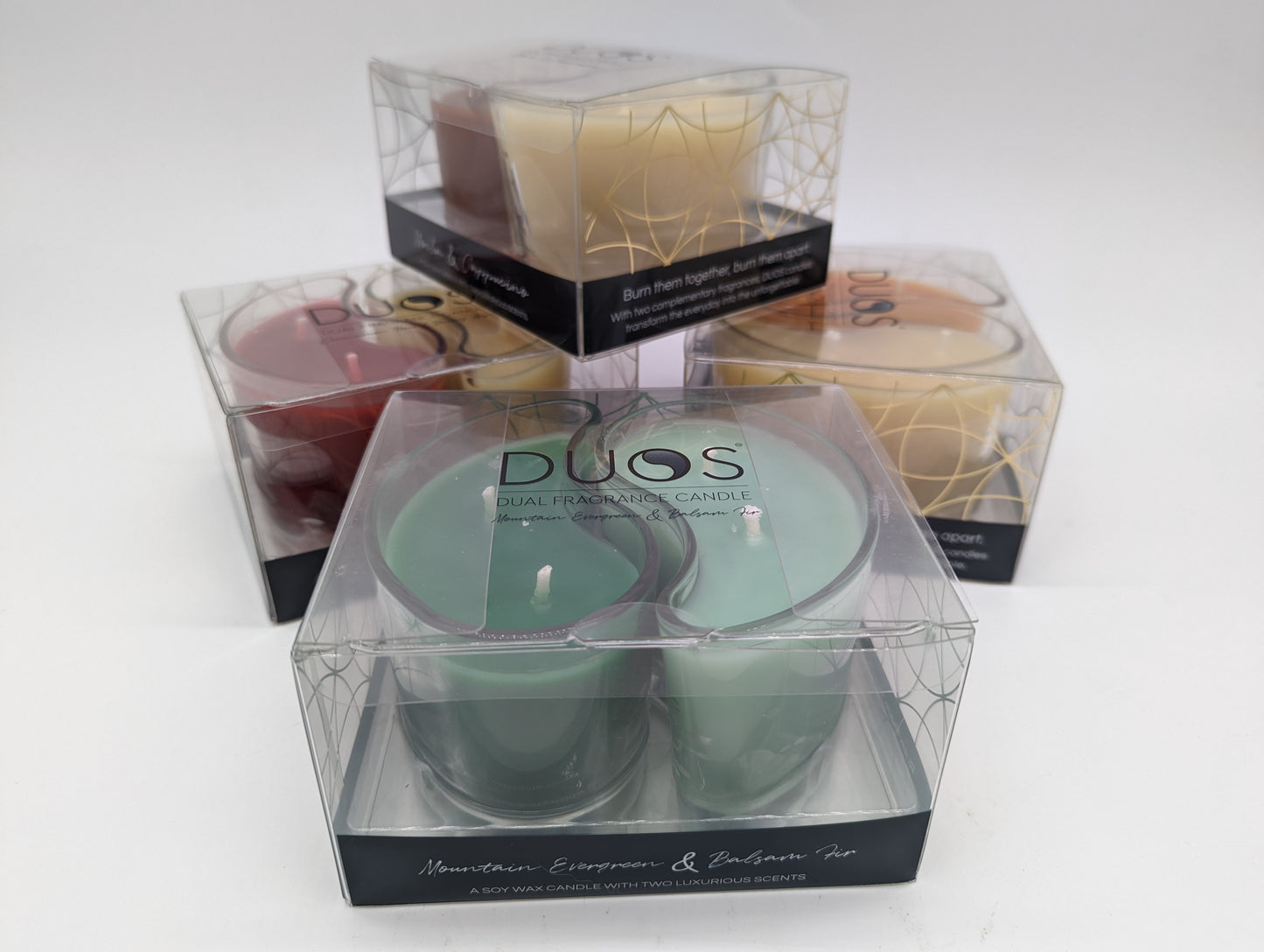 Mountain Evergreen and Balsam Fir DUO Dual Fragrance Candle