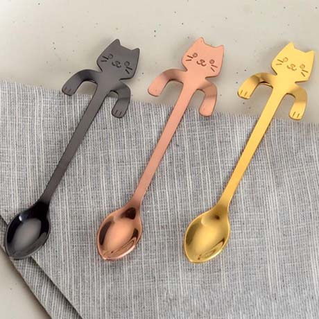Cat Spoon for Tea and Coffee - Set of 2