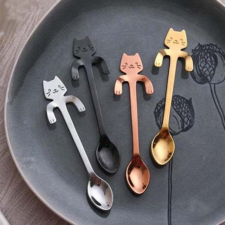 Cat Spoon for Tea and Coffee - Set of 2