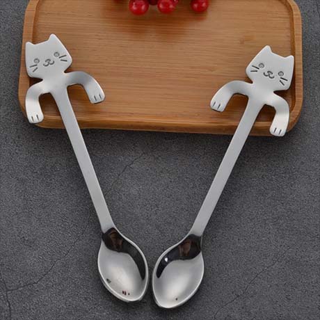 Cat Spoon for Tea and Coffee - Set of 2