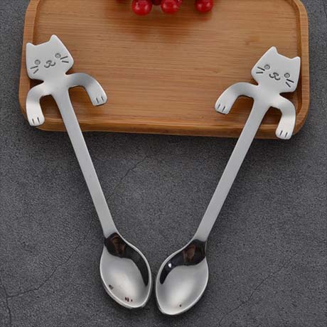 Cat Spoon for Tea and Coffee - Set of 2