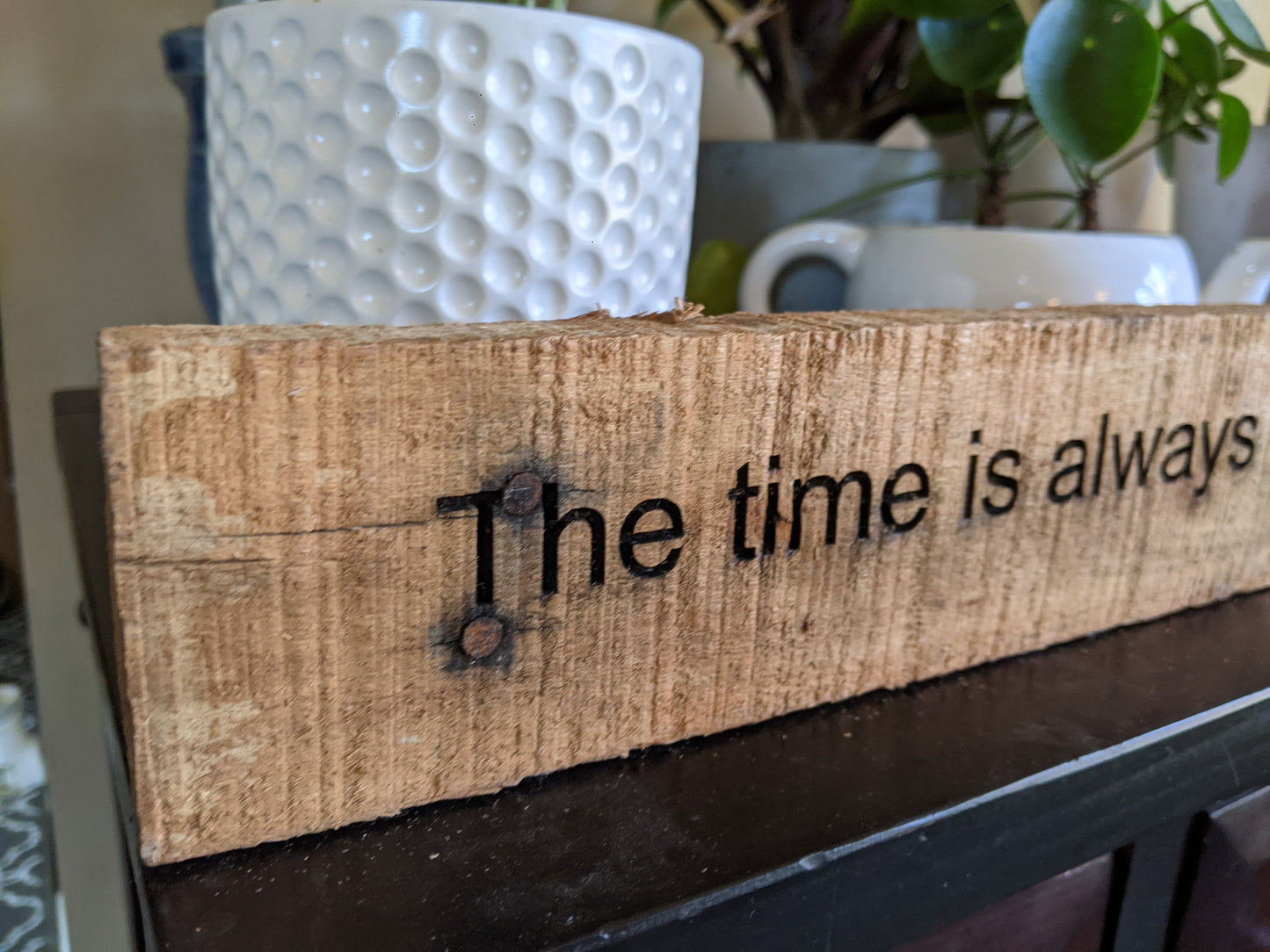Martin Luther King quote wood sign