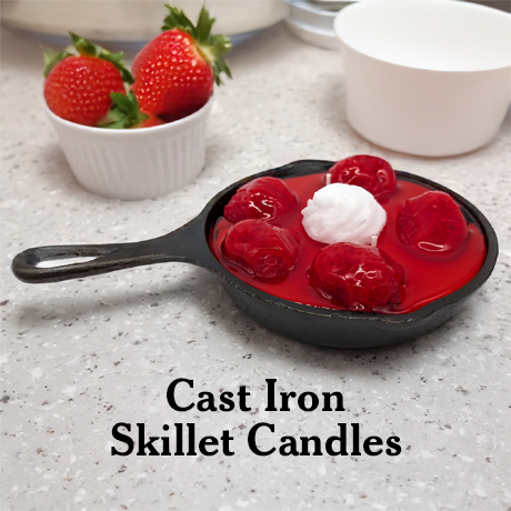 Cast Iron Skillet Candles
