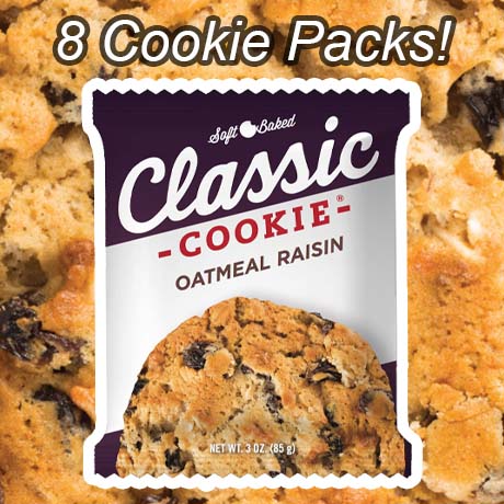 Soft Baked Cookies - Oatmeal Raisin 8 ct