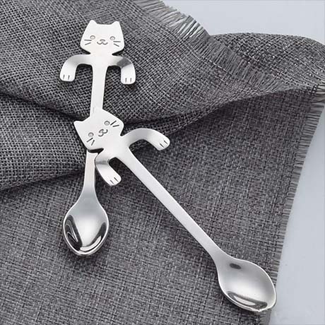 Cat Spoon for Tea and Coffee - Set of 2