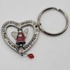 Metal Revolving Heart Keychain