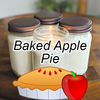 Jar - Baked Apple Pie 14oz. Mason Jar Colored Candle