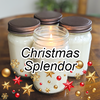 Jar - Christmas Splendor 14oz. Mason Jar Colored Candle
