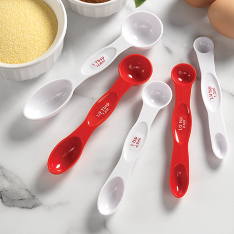 Dual-Sided Magnetic Measuring Spoons Set