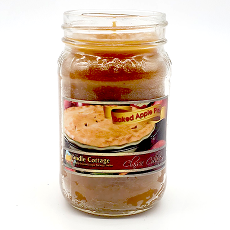 Jar - Baked Apple Pie 14oz. Mason Jar Colored Candle