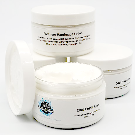 Cool Fresh Aloe 4oz Handmade Lotion