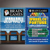 Brain Games - Jeopardy - Wheel of Fortune - 2 Pack