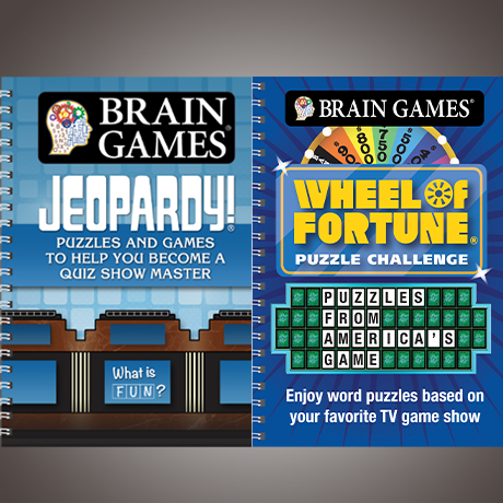 Brain Games - Jeopardy - Wheel of Fortune - 2 Pack