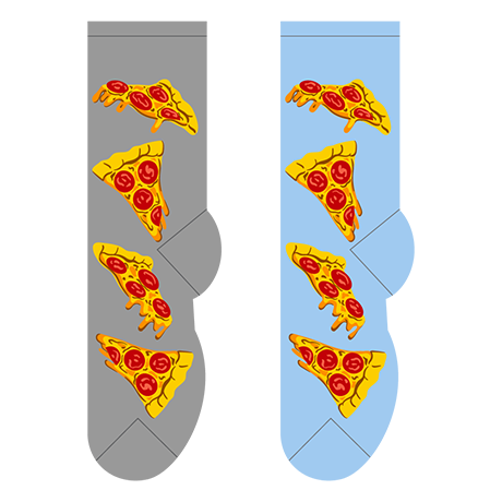 Men's Socks- Pizza Slice 2 Pair