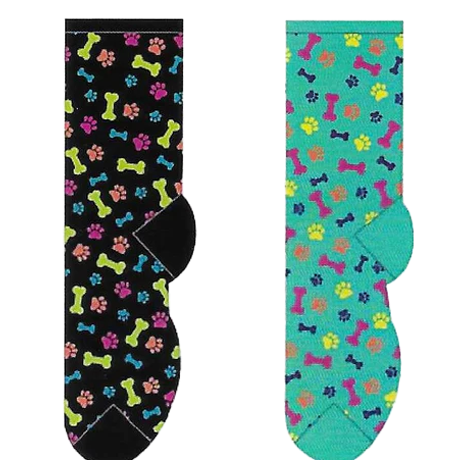 Bones & Paws Women's Socks 2 Pair