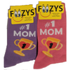 #1 Mom Women's Socks 2 Pair