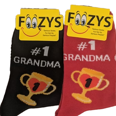 Women's Socks- #1 Grandma 2 Pair