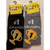 #1 Grandpa Men's Socks 2 Pair