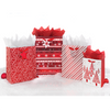 Gift Bags: Red Foil set of 4