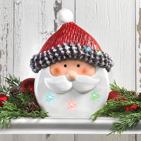 Santa Head LED