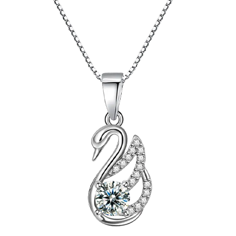 Graceful Swan Necklace