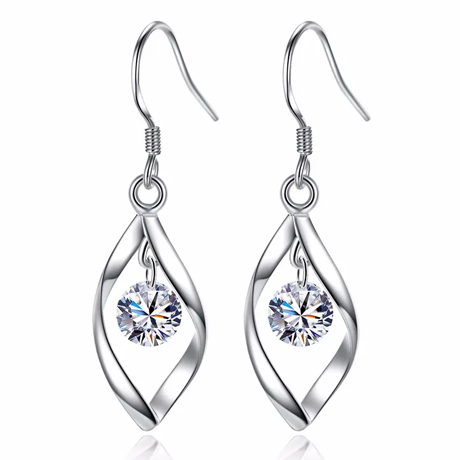 Crystal Drop Earrings