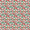 Elves & Stripes Reversible Flat Wrap