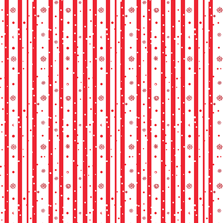 Elves & Stripes Reversible Flat Wrap