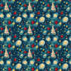 Starry Holiday Night Reversible Flat Wrap