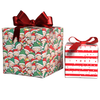 Elves & Stripes Reversible Flat Wrap