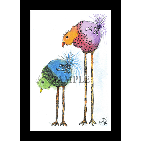 Whimsical Birds 10-pack #3