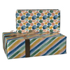 Spring Stripes & Circles Reversible Flat Wrap