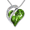 Infinity Heart Birthstone Necklace