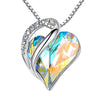 Infinity Heart Birthstone Necklace