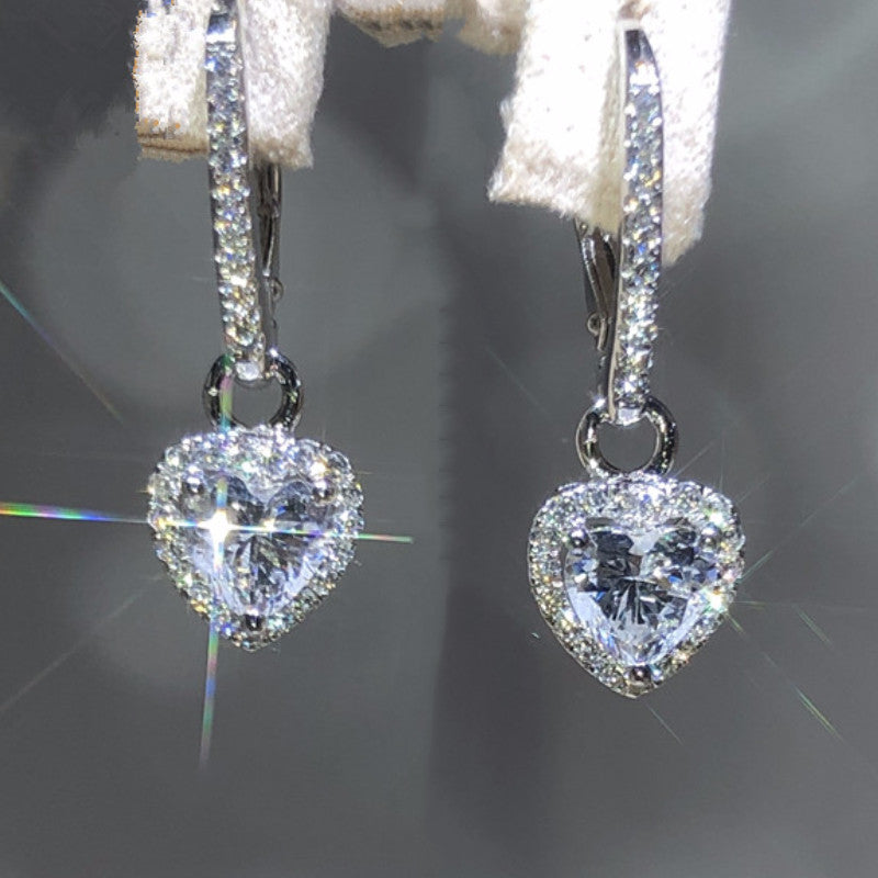Crystal Halo Necklace & Earrings Set