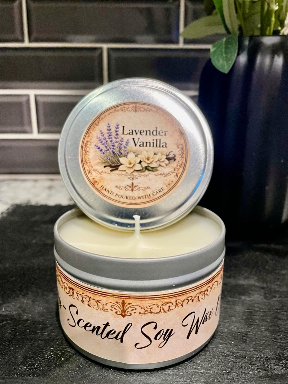 Tin 8oz - Lavender Vanilla Candle
