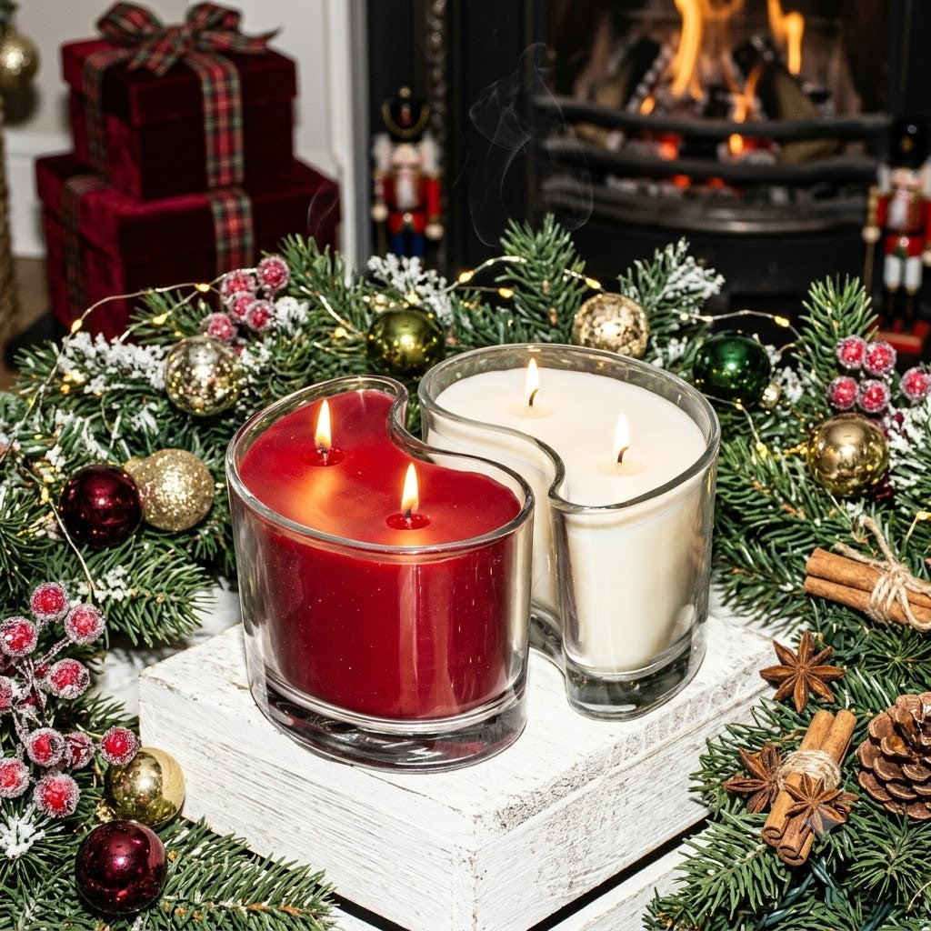 Duos Holiday Cheer/Christmas Splendor Candles 12oz